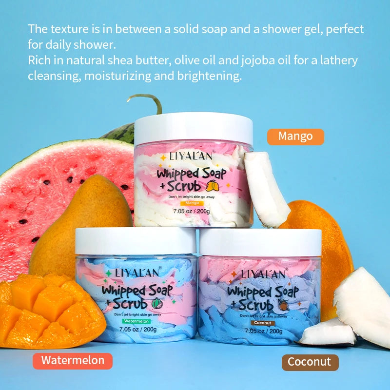 Exfoliating Smooth Skin Rainbow Scrub