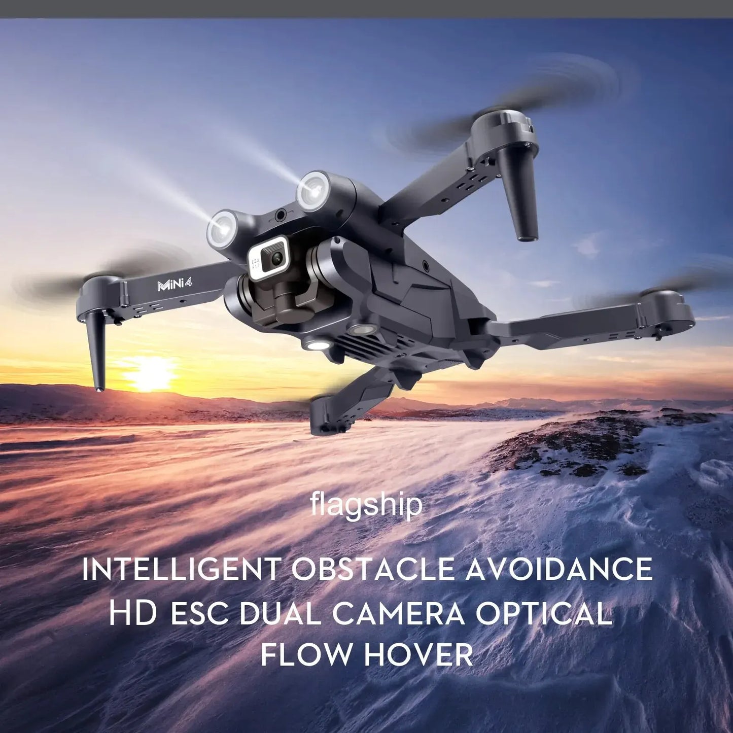 Drone profesional con cámara dual HD 8K