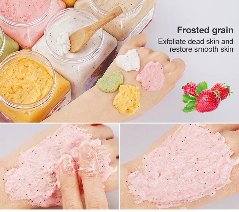 Exfoliante corporal de sal marina de frutas