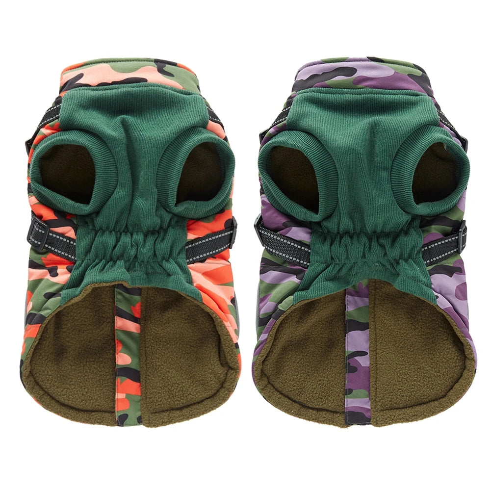 Warm Dog Jacket Vest French-Bulldog Coat