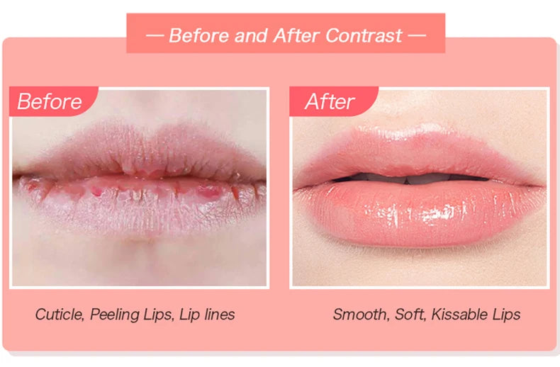 Exfoliante para labios oscuros aclarante rosa