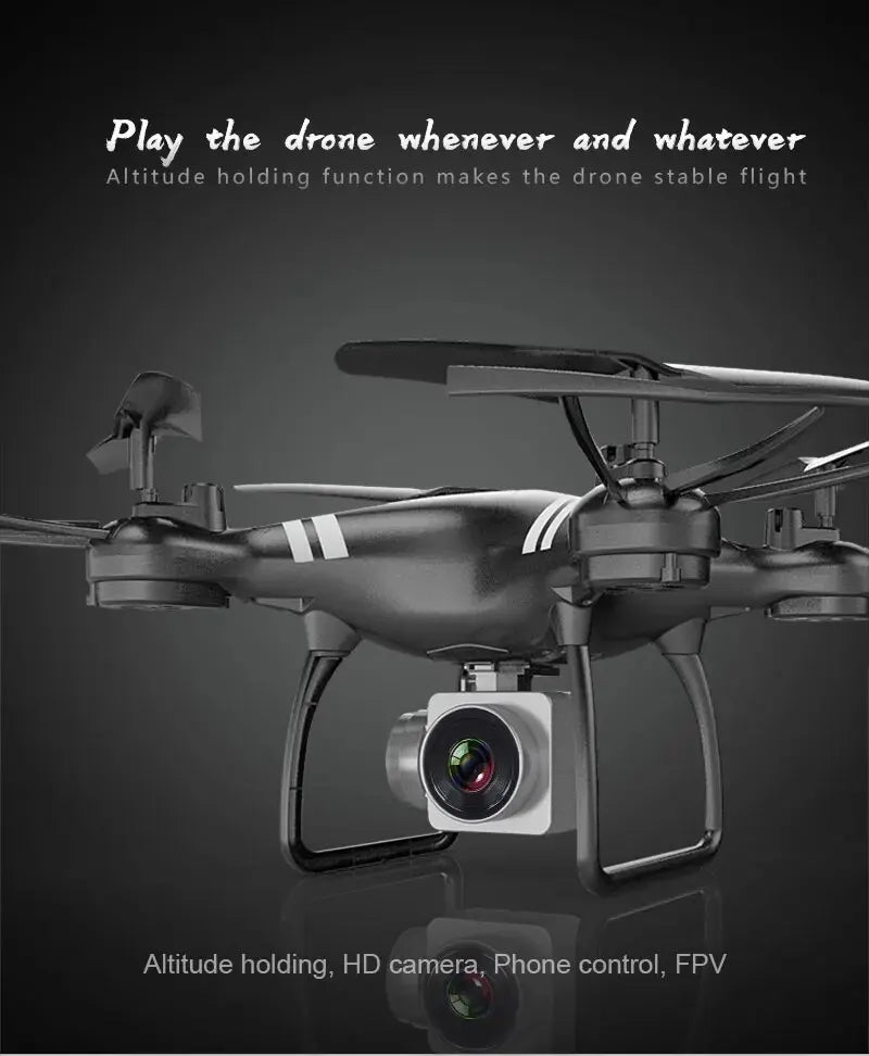 Drone de control remoto de alto posicionamiento fijo de flujo óptico