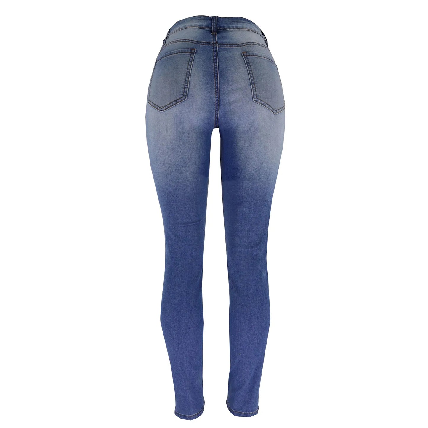 Women's High Waisted Ripped Jeans