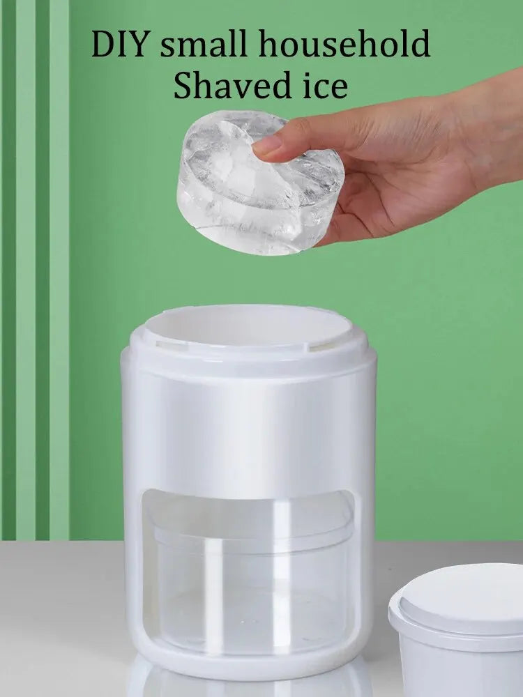 Máquina manual para hacer batidos con hielo y batidos