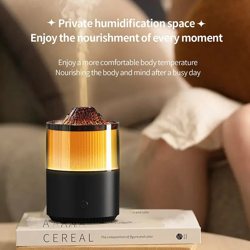 Nueva máquina de aromaterapia humidificador Cool Volcano