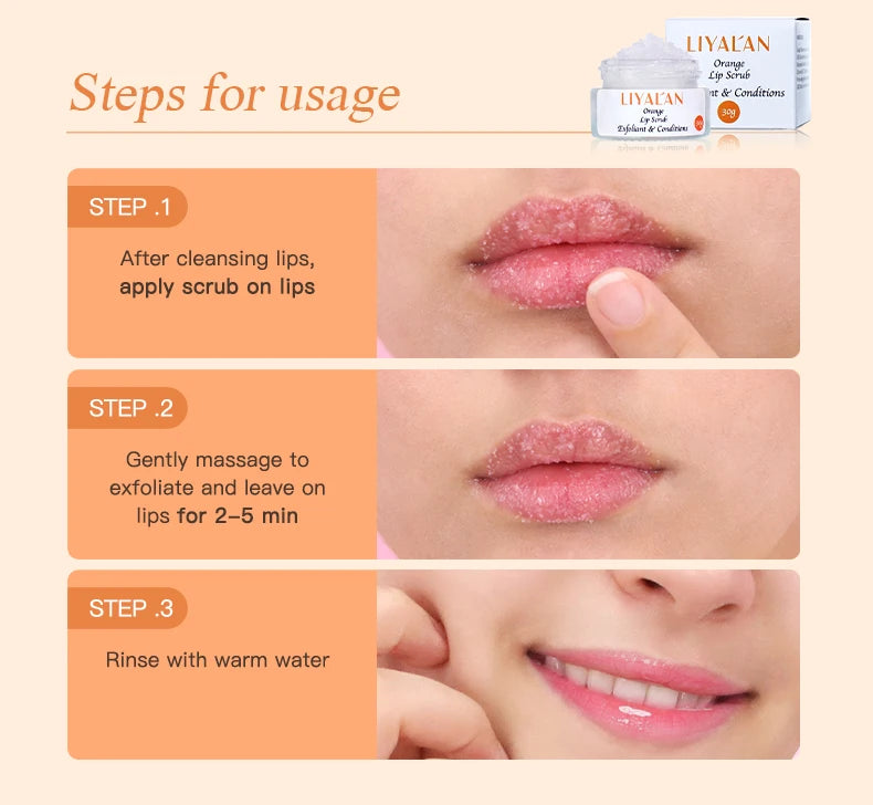 Scrub exfoliante aclarante para labios oscuros