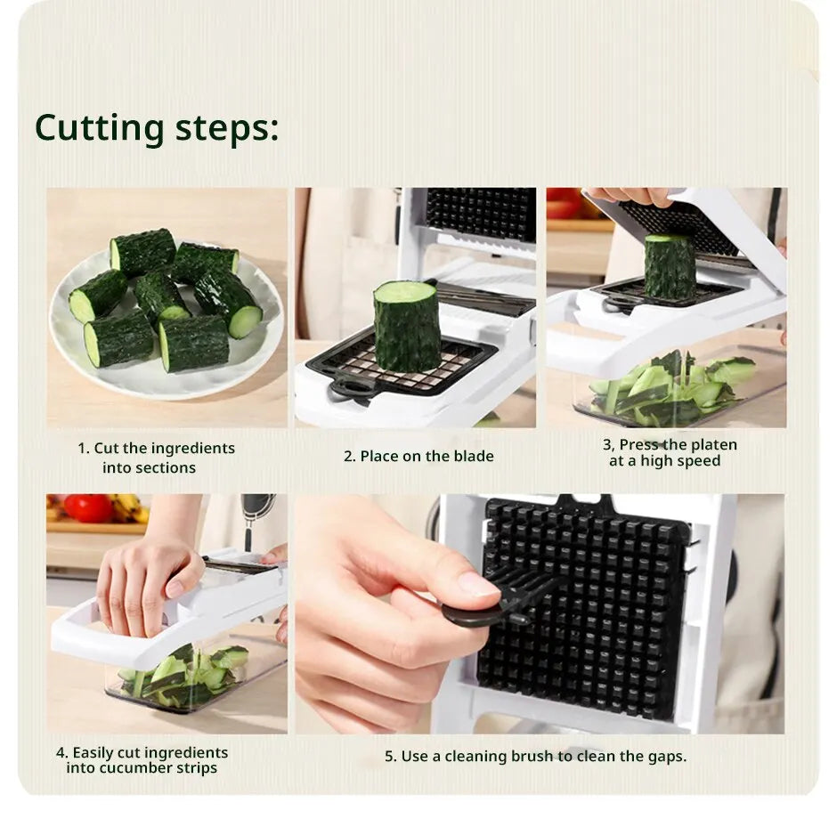 Procesador multiusos para cortar frutas y verduras