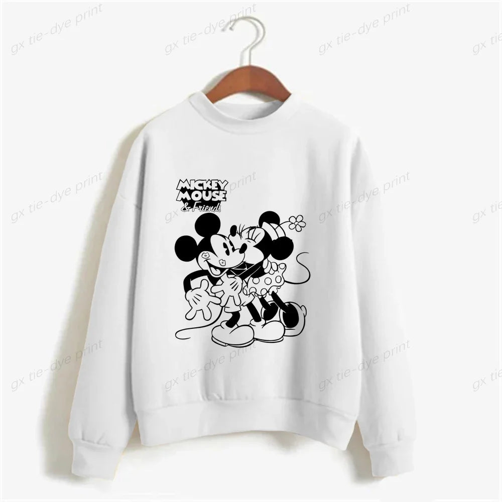 Women and Men's Basic O Neck Sweatshirt Spring