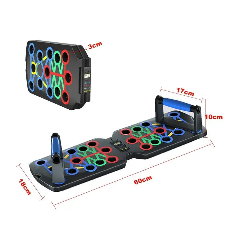 Tabla de flexiones plegable multifuncional