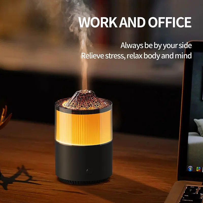 Nueva máquina de aromaterapia humidificador Cool Volcano