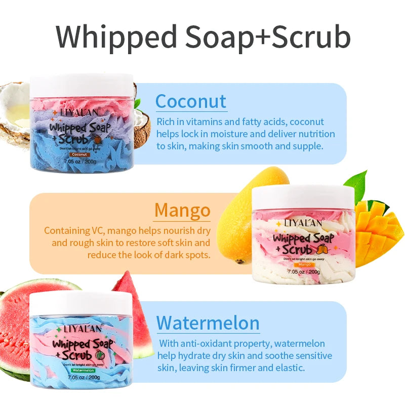Exfoliating Smooth Skin Rainbow Scrub