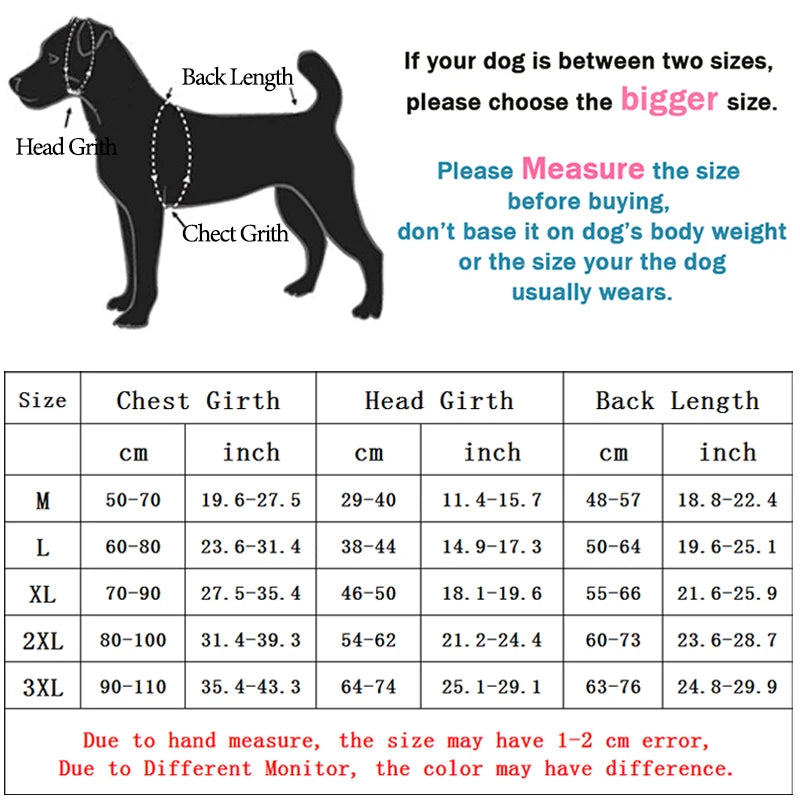 Pet Sledge Harness for Small Large Dogs