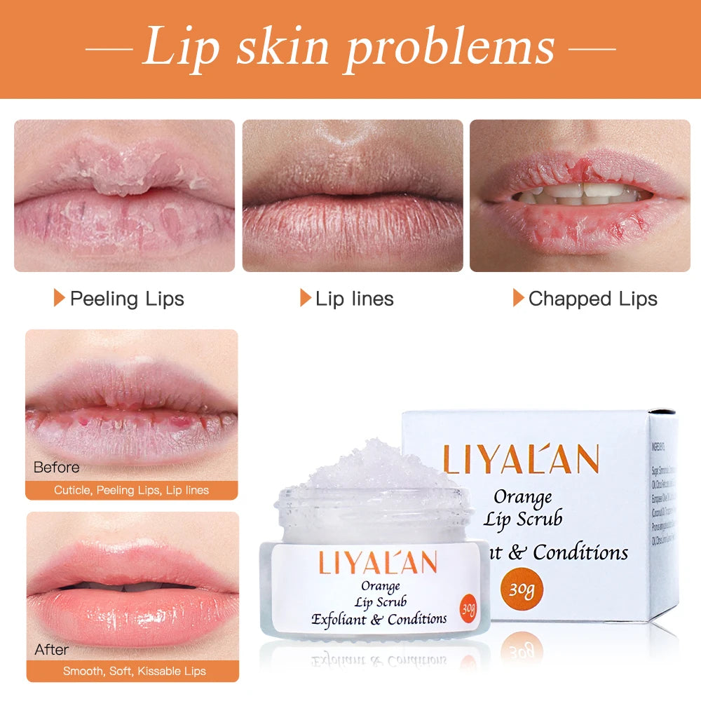 Scrub exfoliante aclarante para labios oscuros