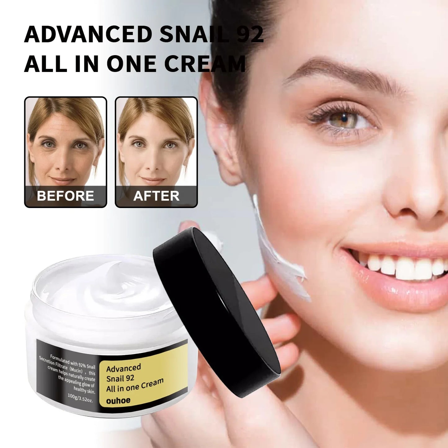 Crema antiarrugas, suero de Caracol, crema hidratante facial antienvejecimiento, reparación nutritiva, crema de Caracol, esencia Original coreana