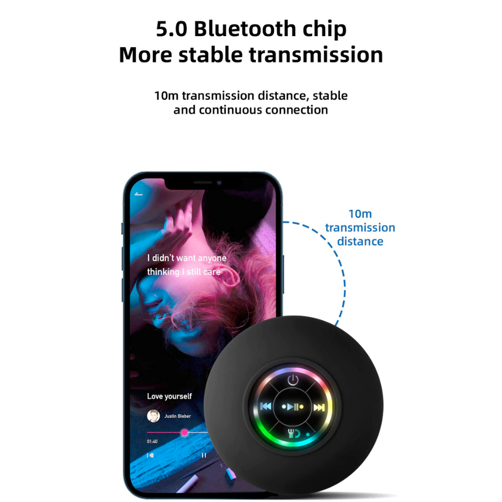 Mini haut-parleur Bluetooth RVB étanche