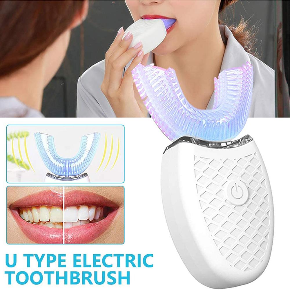 Brosse à dents électrique en silicone 360° pour adulte