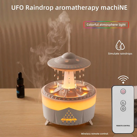 UFO Water Drop Humidifier Rain Cloud