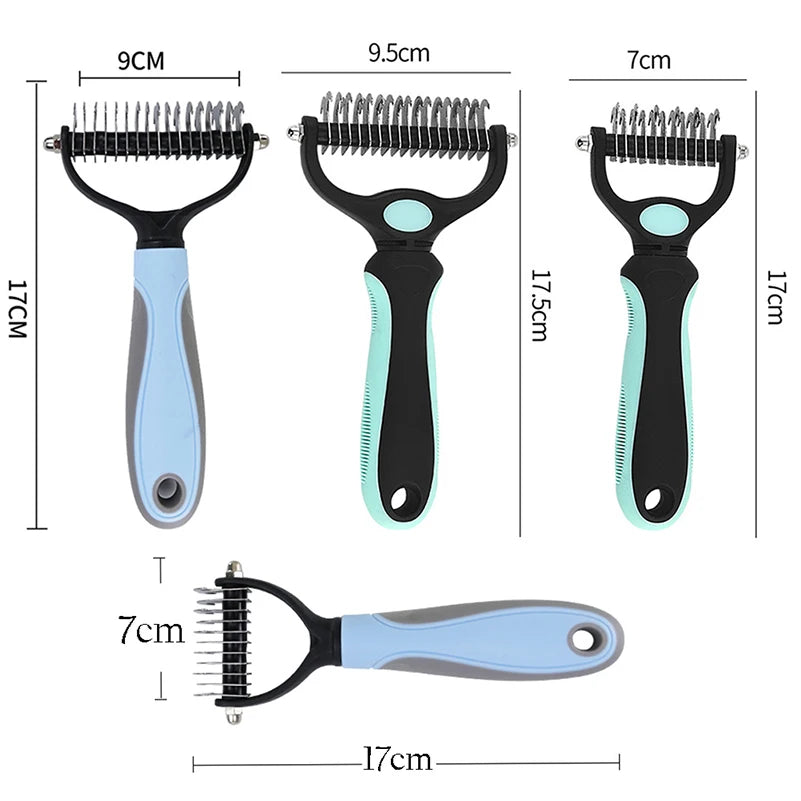 Pet Deshedding Brush Dog Hair Remover