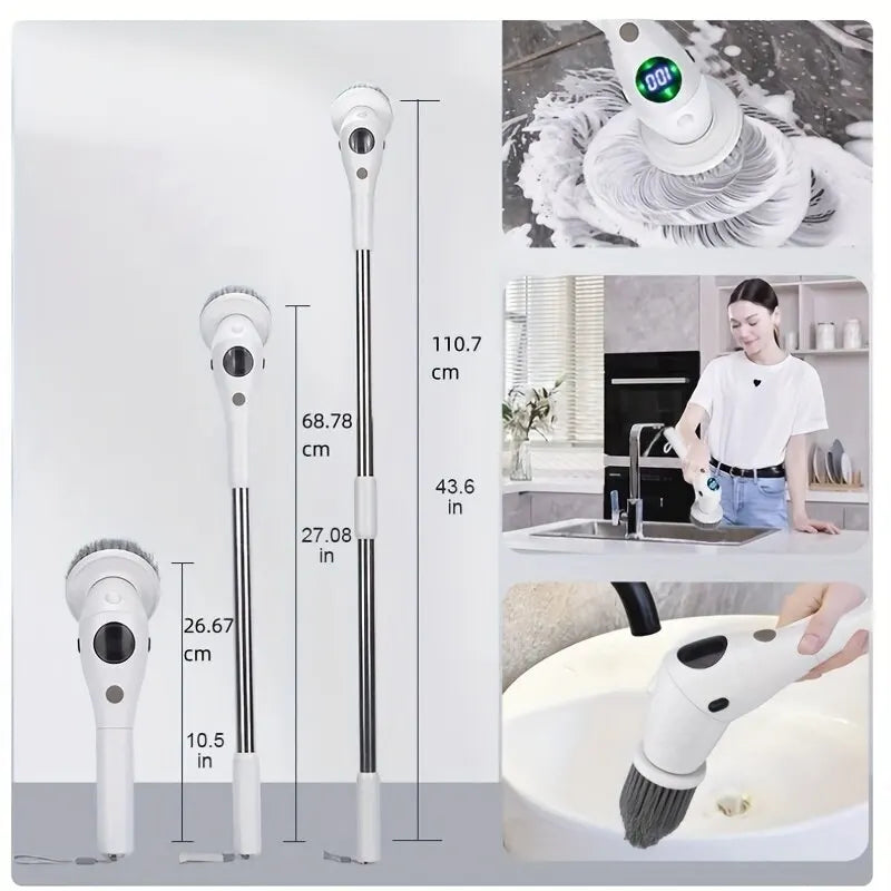 8 In 1 Electric Cleaning Brush