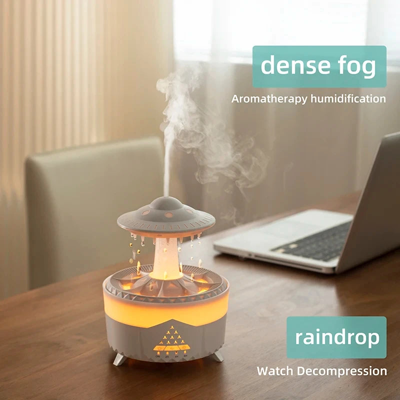 UFO Water Drop Humidifier Rain Cloud