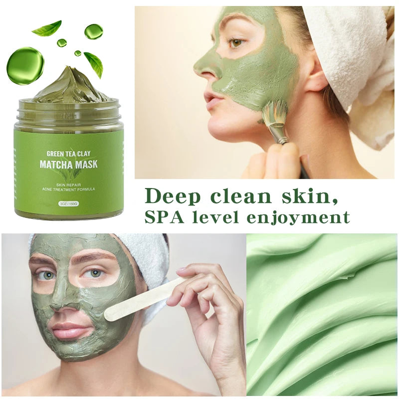 150g Green Tea Clay Mask for Face