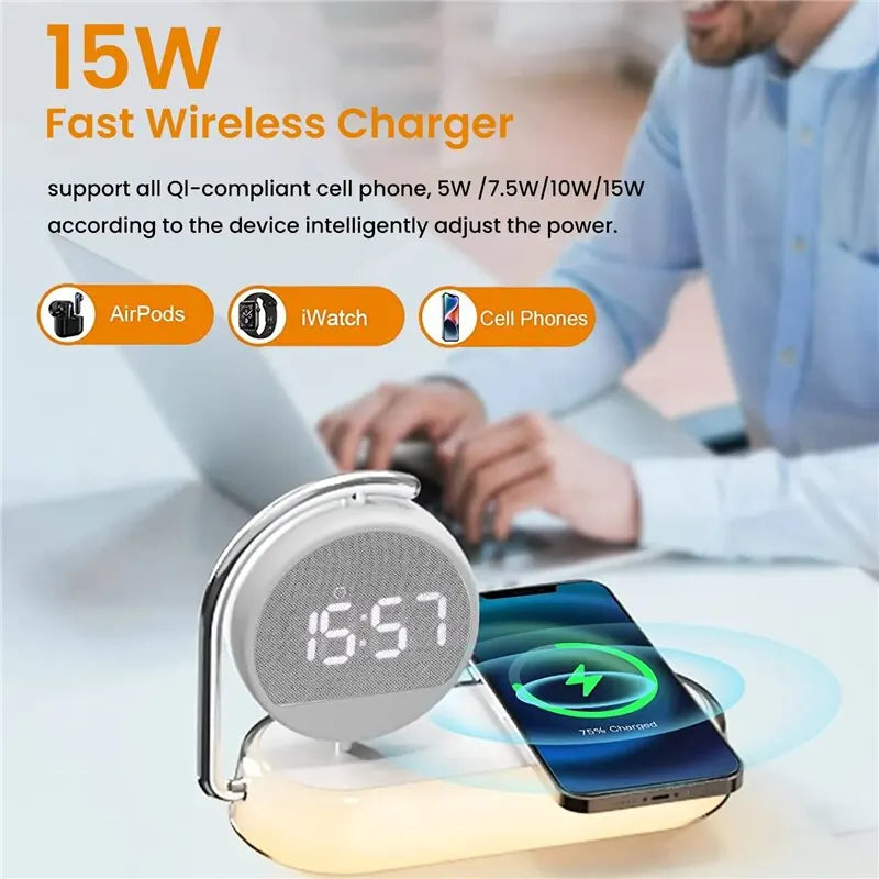 Multifunction Wireless Charger Pad Stand
