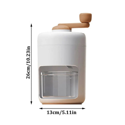 Hand-Operated Ice Milk Shake Making Smoothie Machine