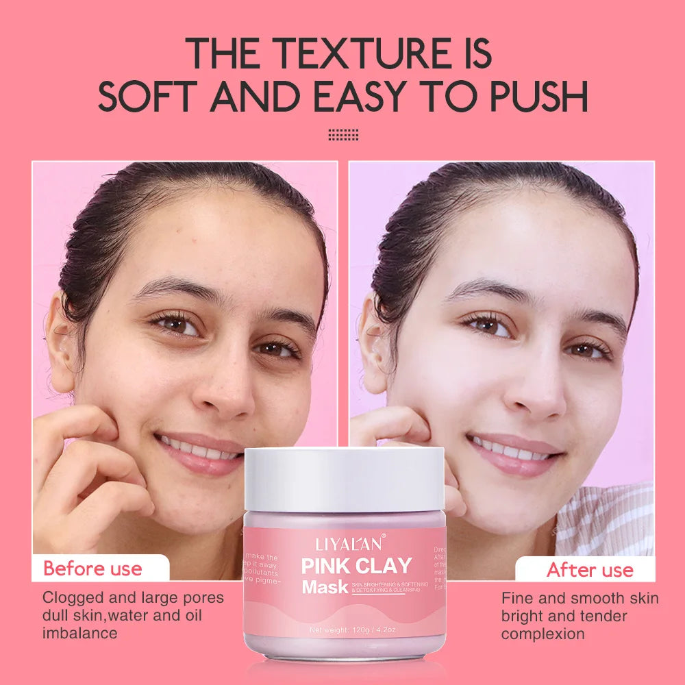 Pink Pore Cleansing Rose Mud Mask