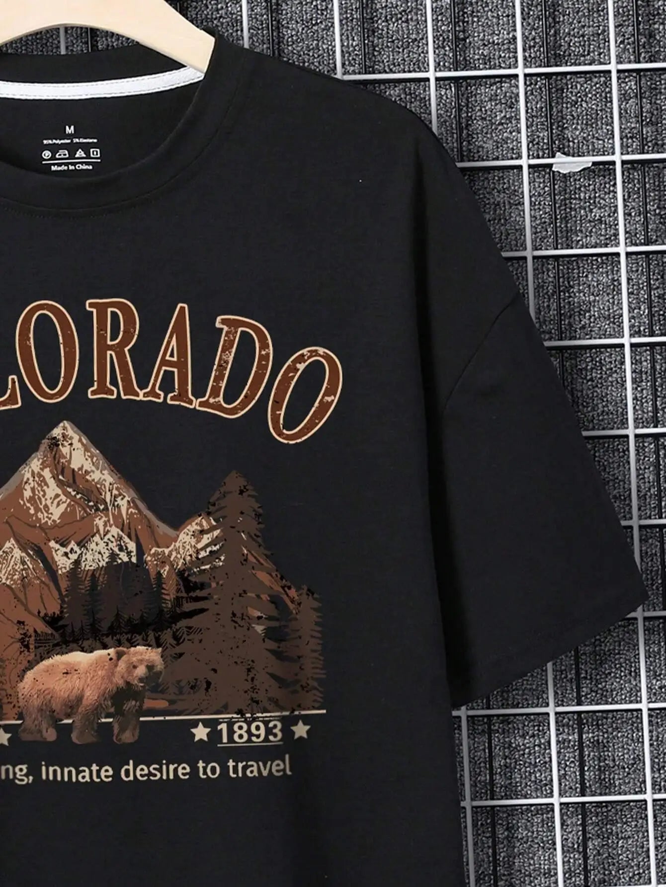 Men T-Shirt Colorado 100% Cotton