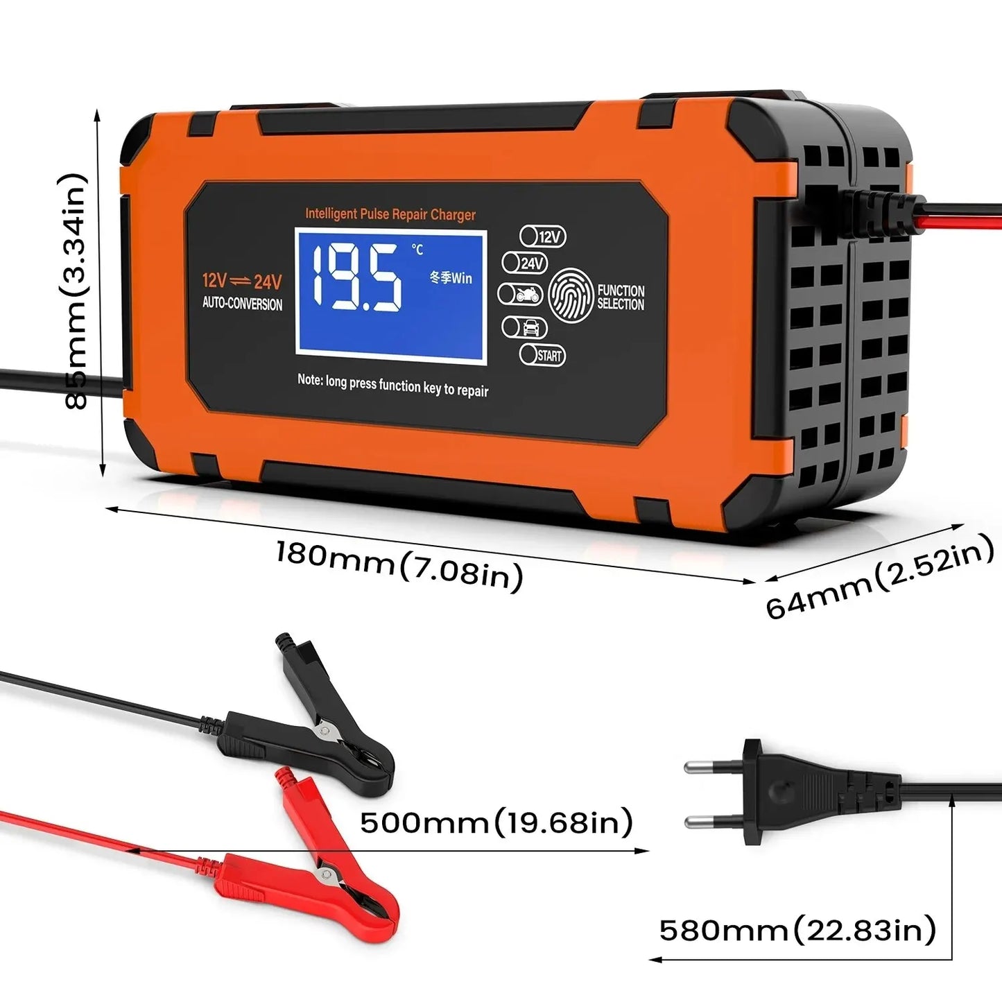 Auto-Conversion Car Battery Charger