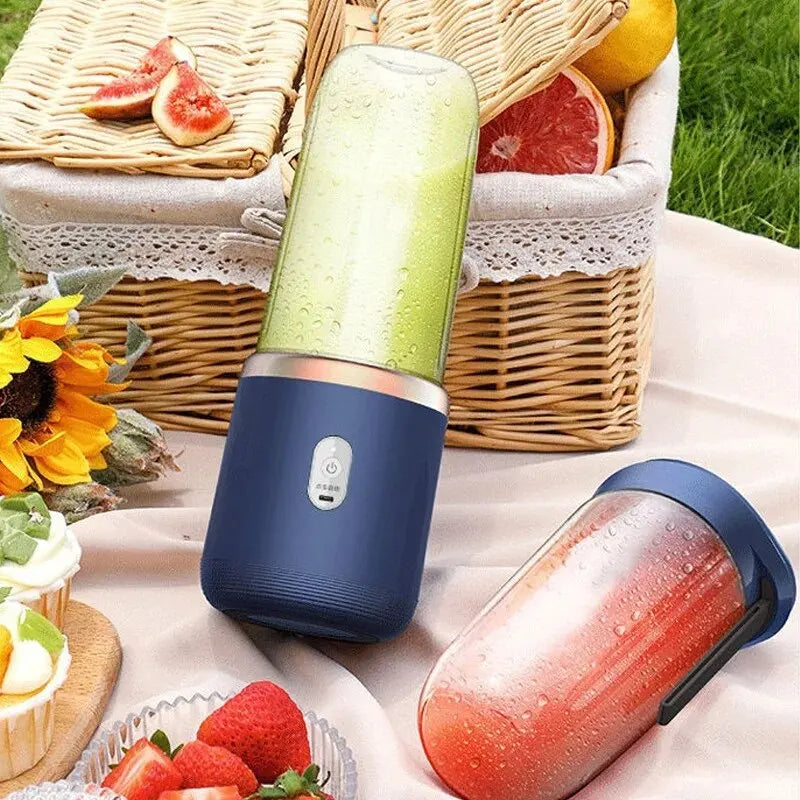 Blue/Pink Portable Small Electric Juicer