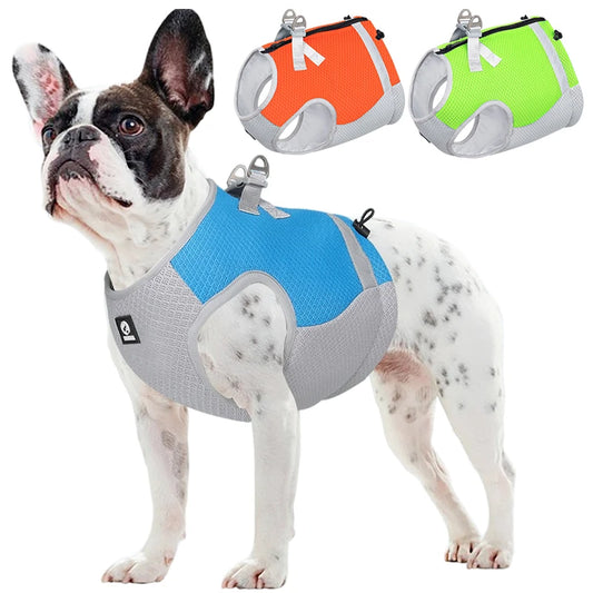 Dog Harness Vest Puppy Clothes Reflective UV Protection