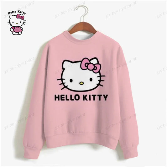 HELLO KITTY Sweats à capuche streetwear 