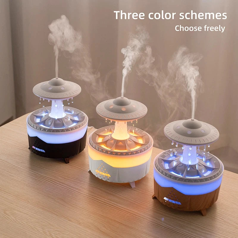 UFO Water Drop Humidifier Rain Cloud