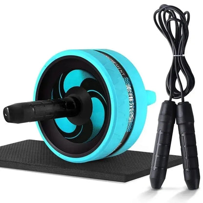 No Noise Abdominal Wheel AB Roller with Mat