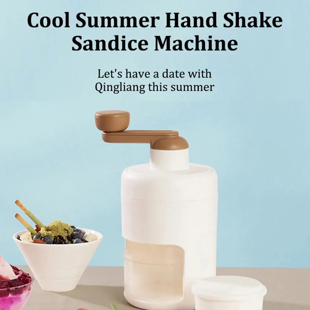 Hand-Operated Ice Milk Shake Making Smoothie Machine