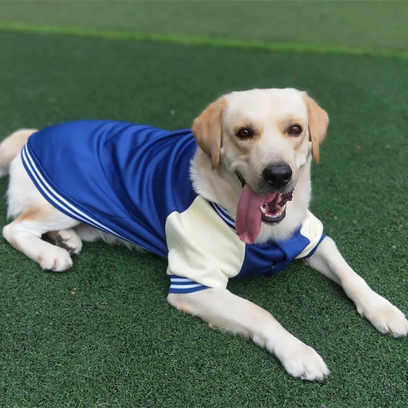 Pet Baseball Uniform for Small Large Dogs