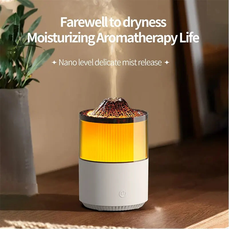 Nouveau Machine d'aromathérapie d'humidificateur de volcan frais