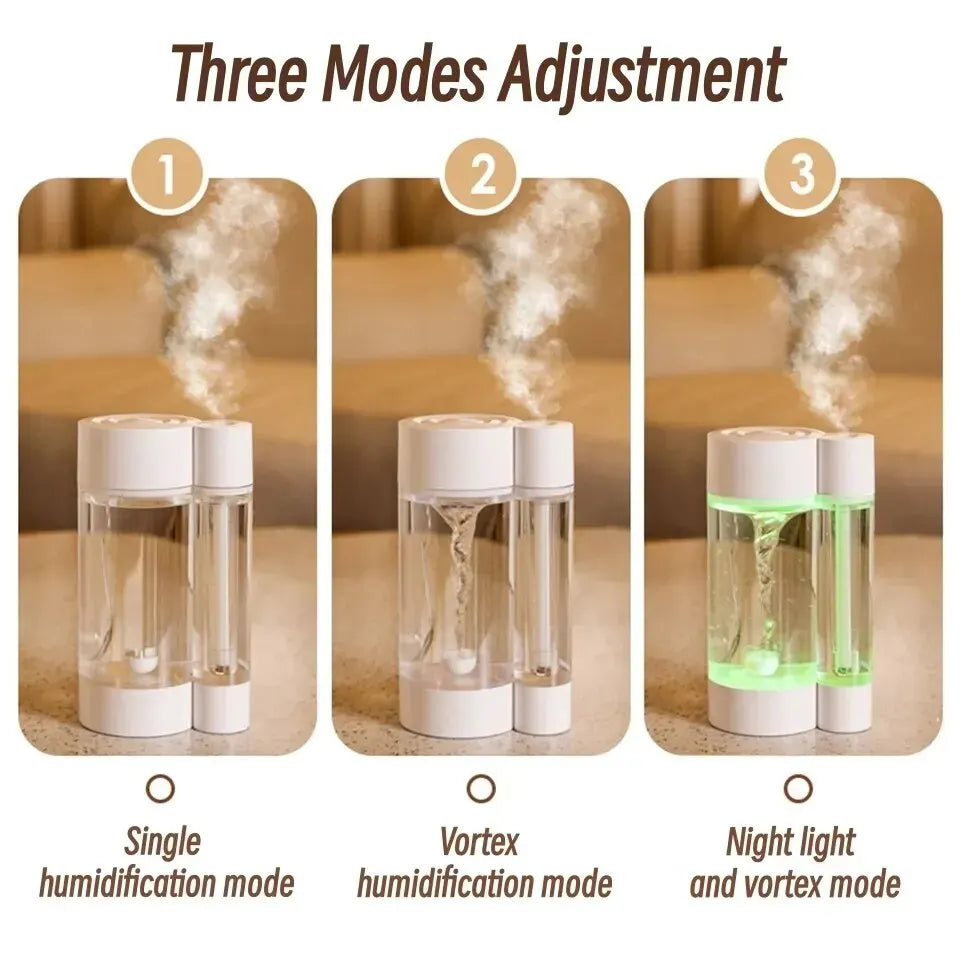 Diffuseur humidificateur d'air créatif à trombe d'eau