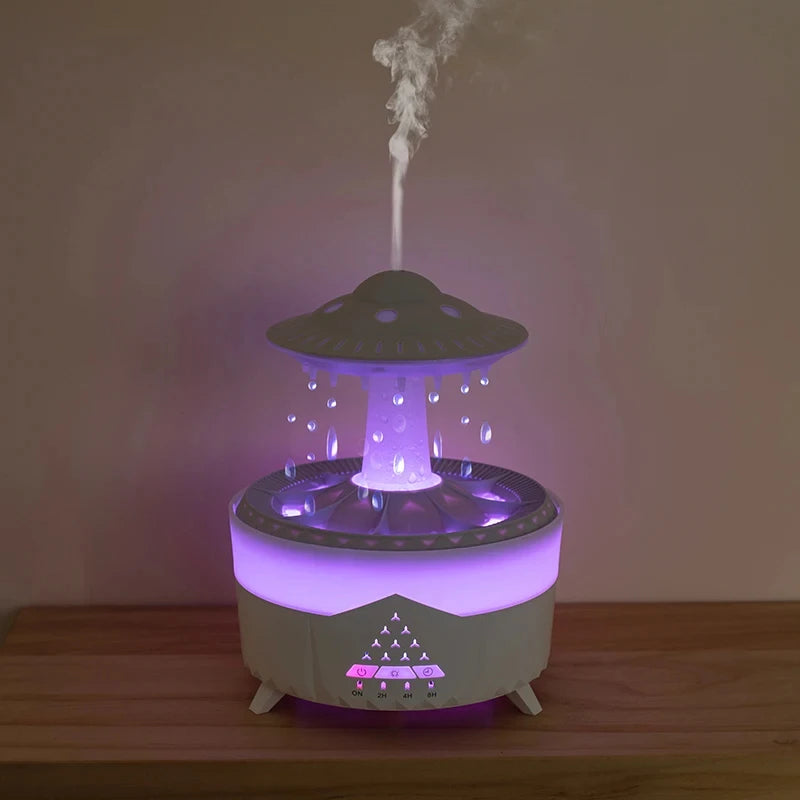 UFO Water Drop Humidifier Rain Cloud