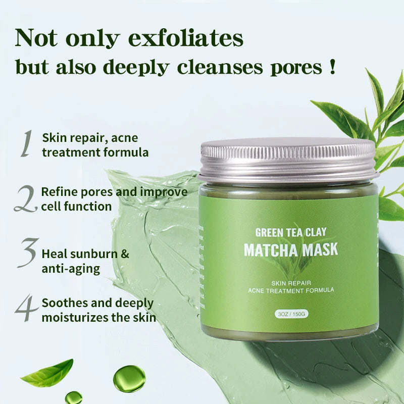 150g Green Tea Clay Mask for Face
