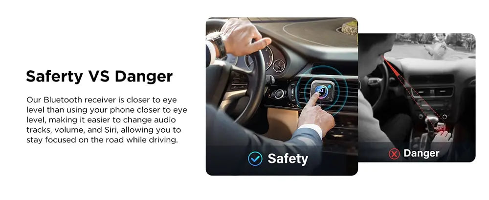 Car Charger Adapter Air Vent Bluetooth Transmitter