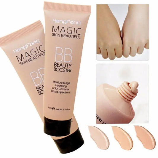 Cream Liquid Face Base Foundation Waterproof Cover Acne Spot Korean Makeup