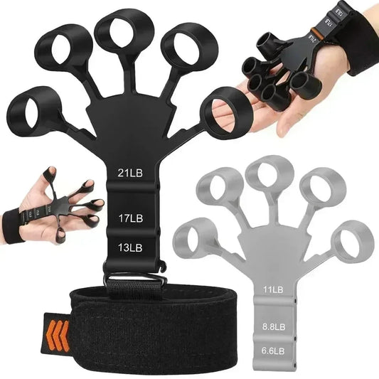 Finger Exercise Stretcher Hand Strengthener Arthritis Grip Trainer Hand Brush Expander Grips