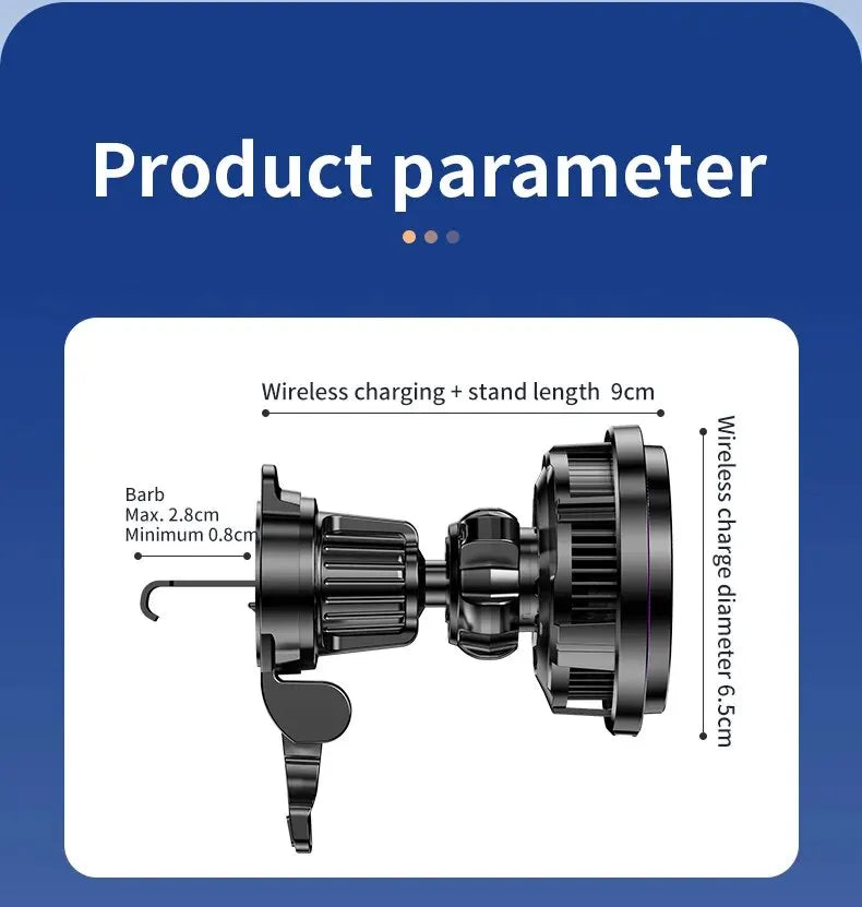 Wireless Cooling Car Phone Holder