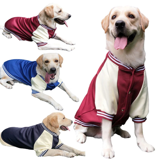 Pet Baseball Uniform for Small Large Dogs