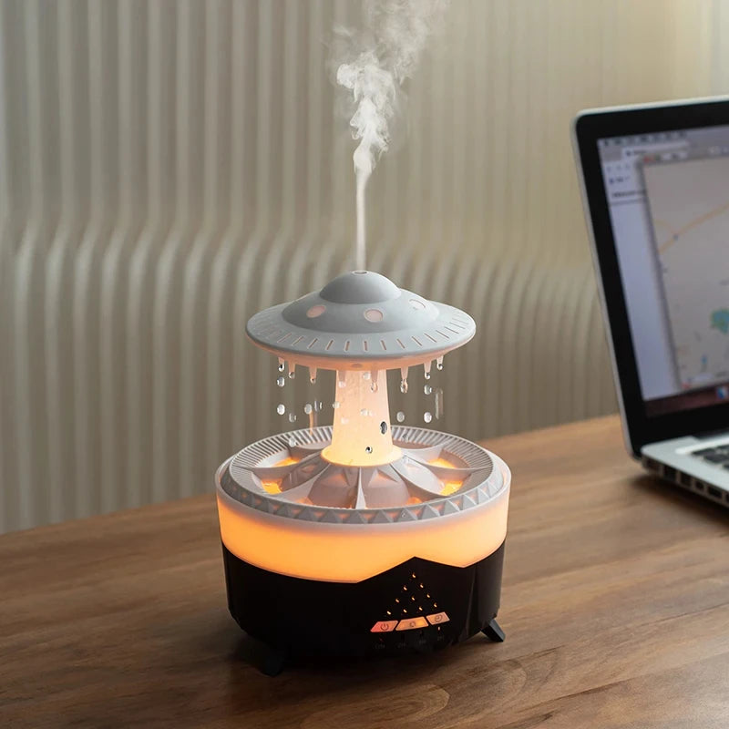 UFO Water Drop Humidifier Rain Cloud