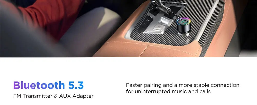 Car Charger Adapter Air Vent Bluetooth Transmitter