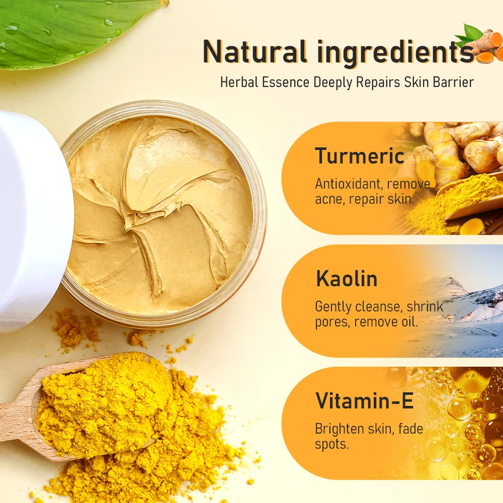 Face Purifying Oil Control Turmeric Clay Mask