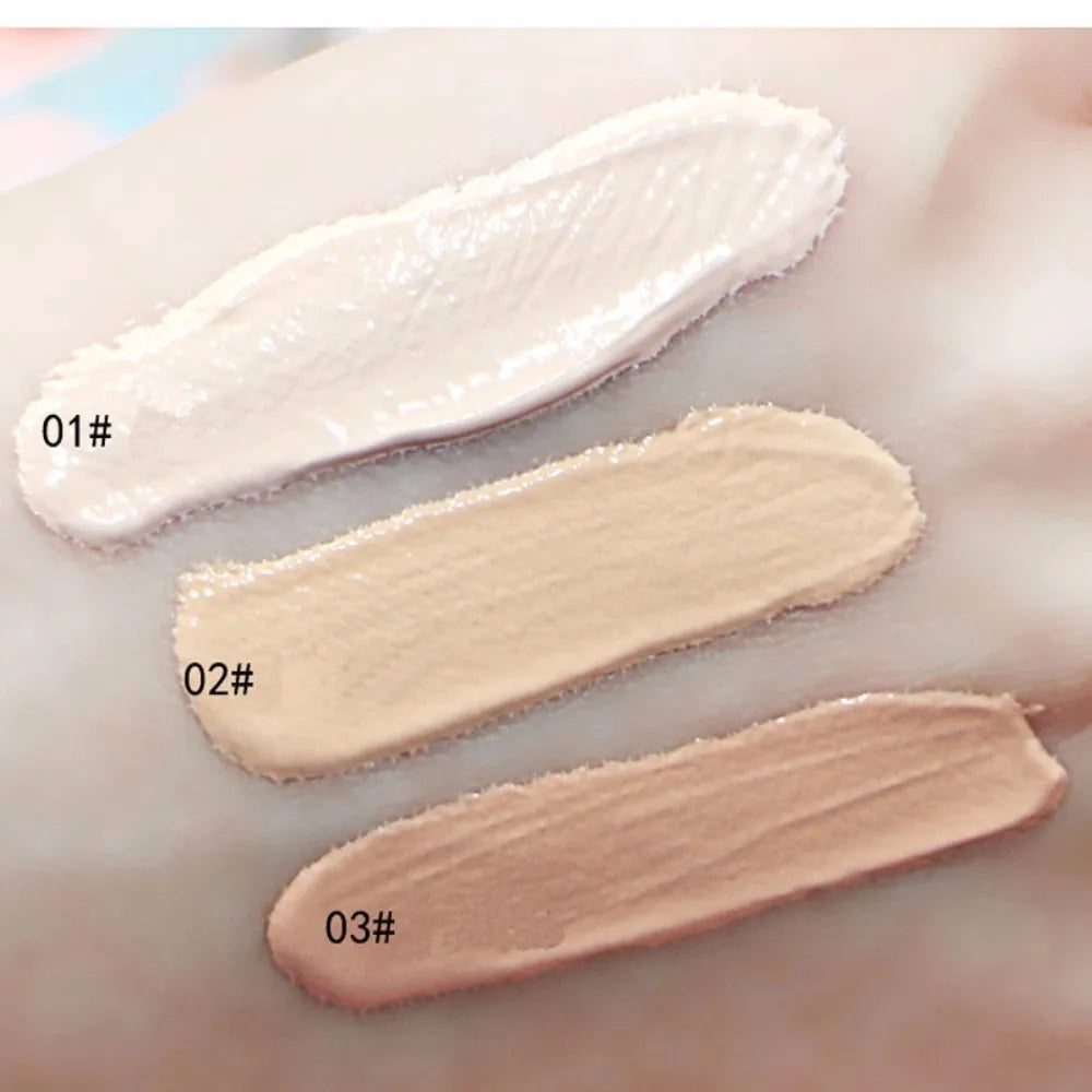 Cream Liquid Face Base Foundation Waterproof Cover Acne Spot Korean Makeup